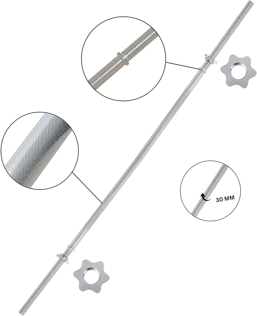 25kg - 110kg Hantelset Hantel Set Langhantel Hantelstange mit Gewichten Hantelscheiben