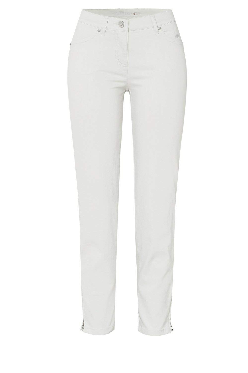 TONI Damen 7/8-Hose »Perfect Shape« mit Saumzippern 36 perlmuttfarben