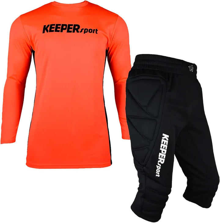 KEEPERsport Torwarttrikot Herren Rotschwarz S, Rotschwarz S