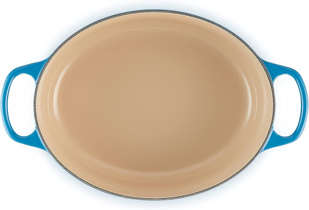 Le Creuset Signature Gusseisen-Bräter mit Deckel, Ø 25 cm, Oval, Für alle Herdarten und Induktion ge