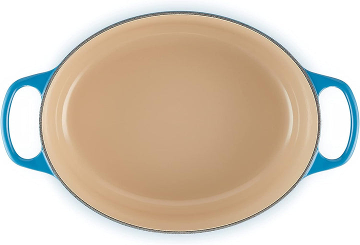 Le Creuset Signature Gusseisen-Bräter mit Deckel, Ø 25 cm, Oval, Für alle Herdarten und Induktion ge