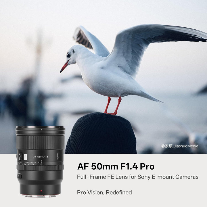 VILTROX 50mm F1.4 Pro Z Objektiv Vollformat Autofokus Lichtstarke Festbrennweite mit Hyper VCM Motor