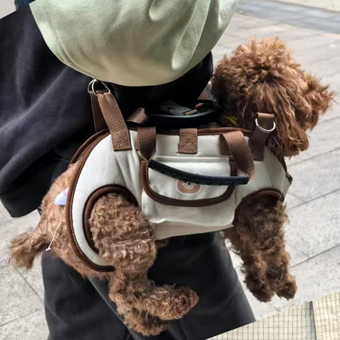 Kleine Hundetransporttasche, Outdoor Hundetrage Für Spaziergänge Mit Horizontaler Tragtasche, Tragba
