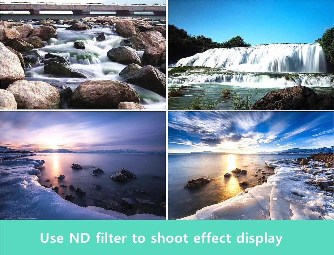 52mm Variabler ND2-ND400 Filter für Smartphone, schwarz, mehrschichtiges optisches Glas, wasserdicht