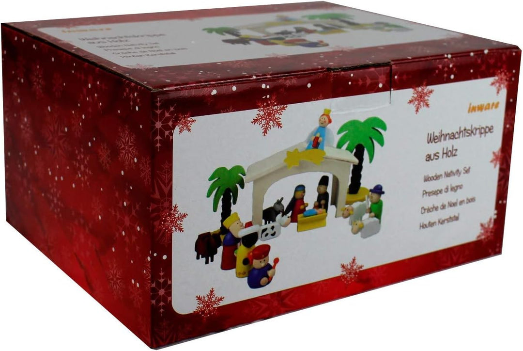 Inware 22094 - Weihnachtskrippe aus Holz A 1 -