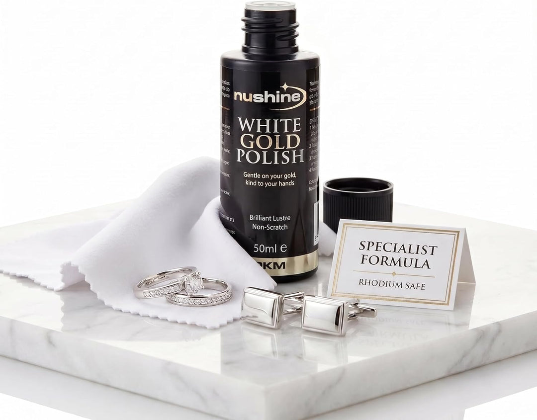 Nushine White Gold Polish 50ml - eco-friendly formulation by Nushine Weissgoldpolitur 50 ml (1er Pac