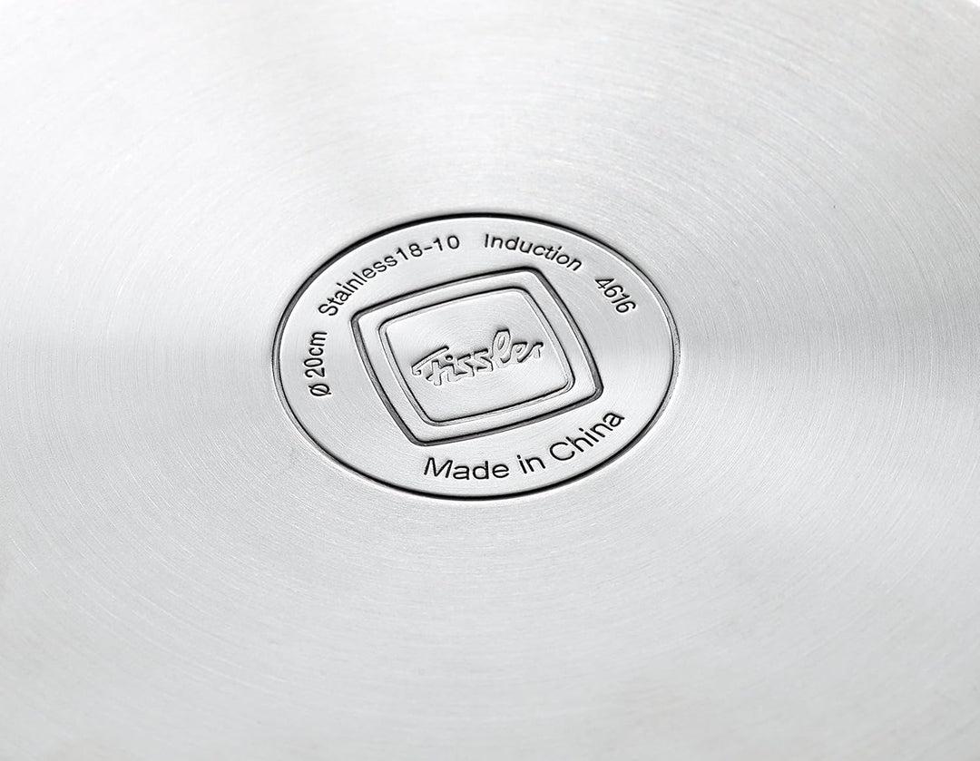 Fissler Korfu/Edelstahl-Topfset, 5-teilig, Kochtopf-Set, Töpfe mit Glas-Deckel (3 Kochtöpfe, 1 Brate
