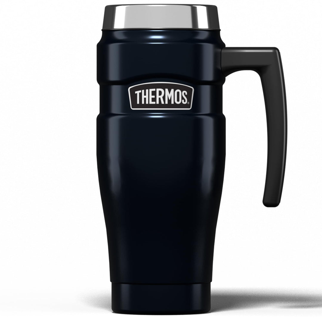 Thermos 101829 Stainless King Reisebecher, Mitternachtsblau, 470 ml, gross Midnight Blue, Midnight B