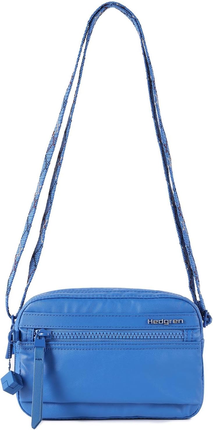 Hedgren Unisex Maia Umhängetasche S Blau (Creased Strong Blue), S Blau (Creased Strong Blue)