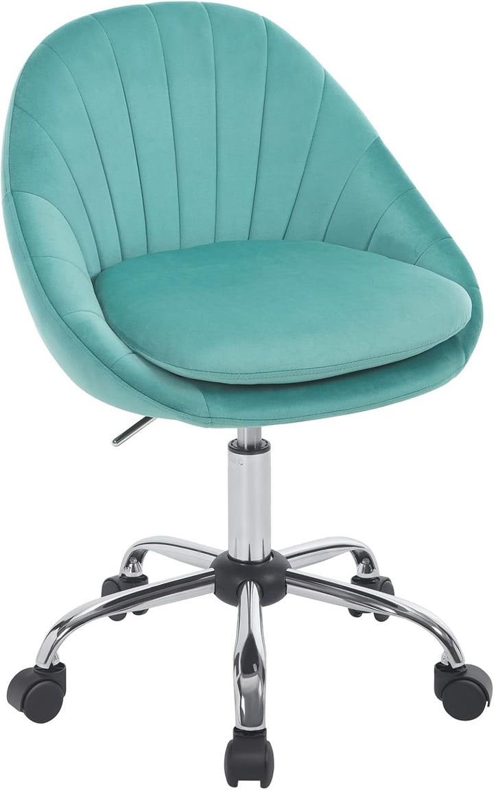 WOLTU Homeoffice Stuhl, Bürostuhl ergonomisch, Schminkstuhl drehbar, Drehstuhl mit Rollen, Schreibti