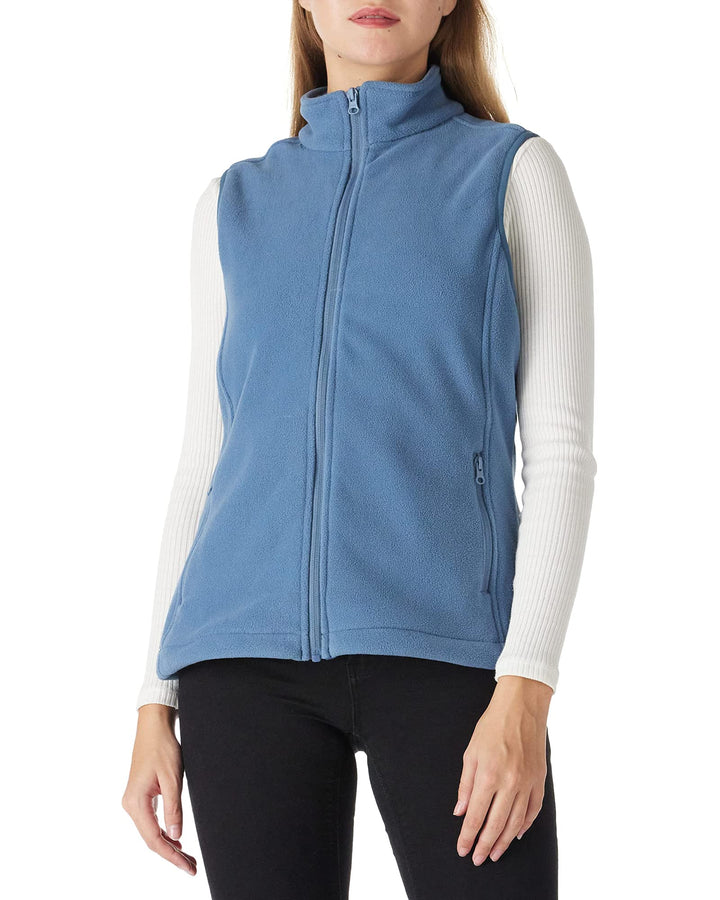 Outdoor Ventures Fleece Weste für Damen,Weich Ärmellos Jacke mit Reissverschlusstaschen, Sport Laufw