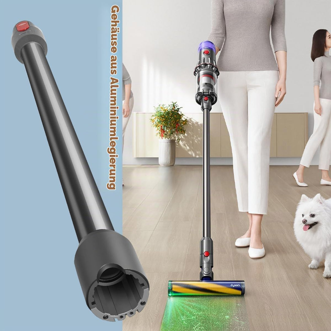 Saugrohr für Dyson V12 Detect Slim &amp; V9 Motorbar Staubsauger, 74CM (Grau), Grau