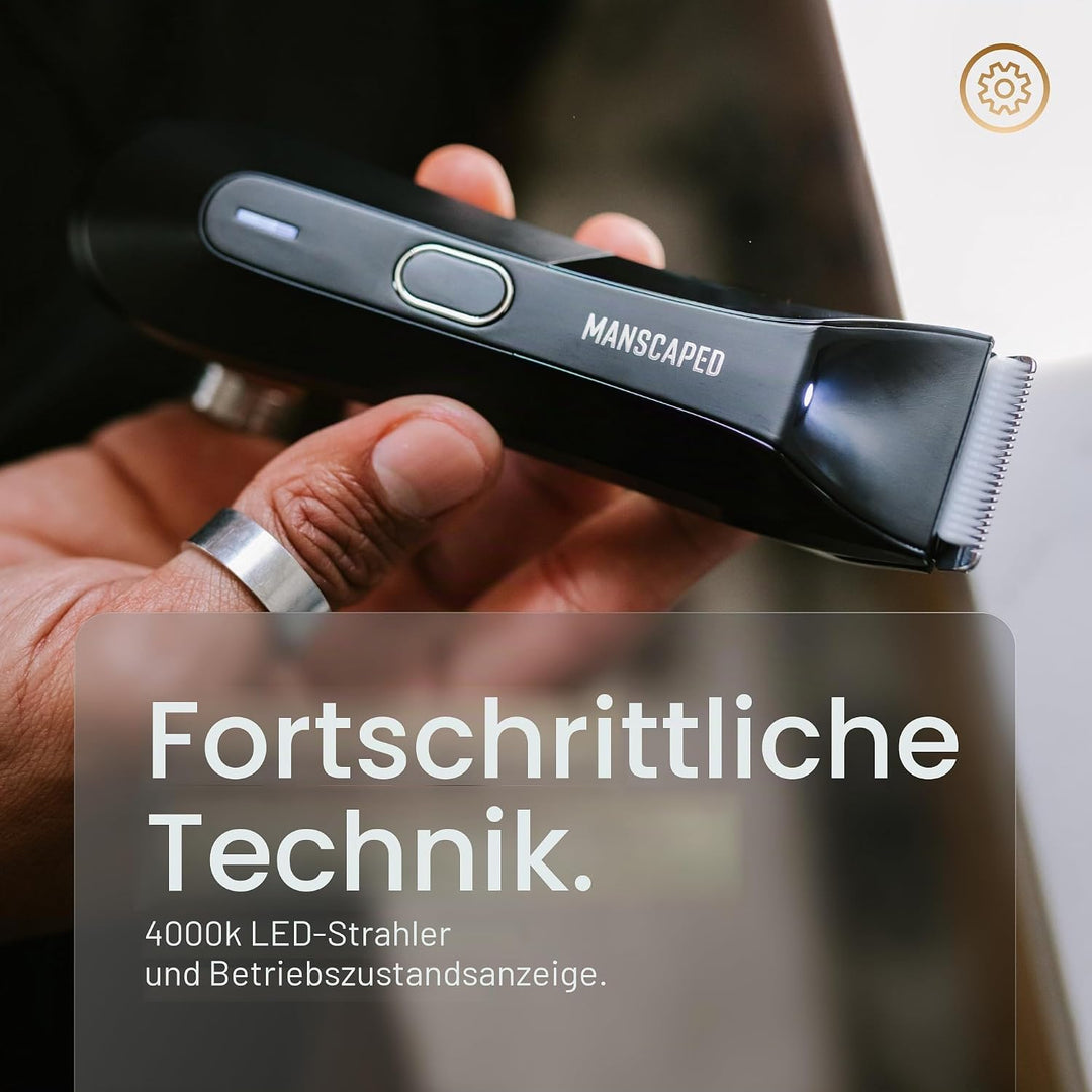 MANSCAPED™ Elektrischer Trimmer für den Intimbereich, The Lawn Mower™ 4.0, Wechselbares Keramikkling