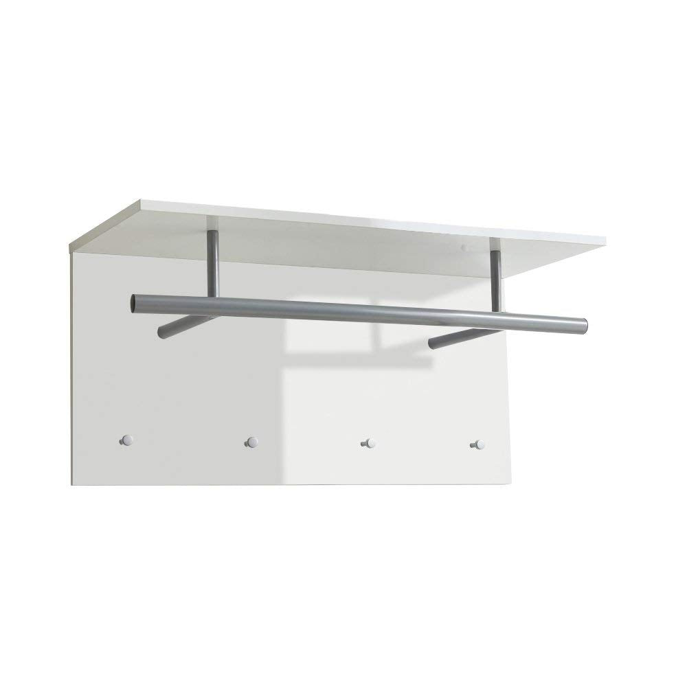 FMD Möbel, 441-101 Spot Up Wandgarderobe, melaminharz beschichtete spanplatte, masse 72.0 x 35.0 x 2