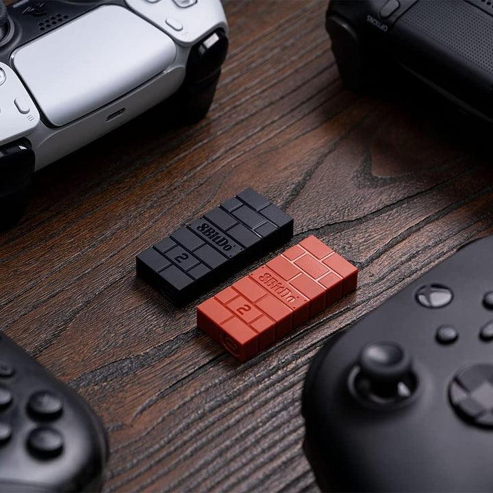 8bitdo Wireless USB Adapter 2, Bluetooth Adapter für Switch, PC, PS Classic, Android, macOS, Raspber