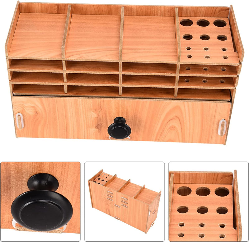 Perlen Sortier Multifunktionsbox, aus Holz Mehrschichtig Strass Organisator, Aufbewahrungsbe Hälter