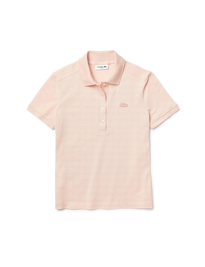 Lacoste Damen Polo-Shirt Kurzarm PF5462, Frauen Polo-Hemd,4 Knopf,Slim Fit 42 Nidus, 42 Nidus