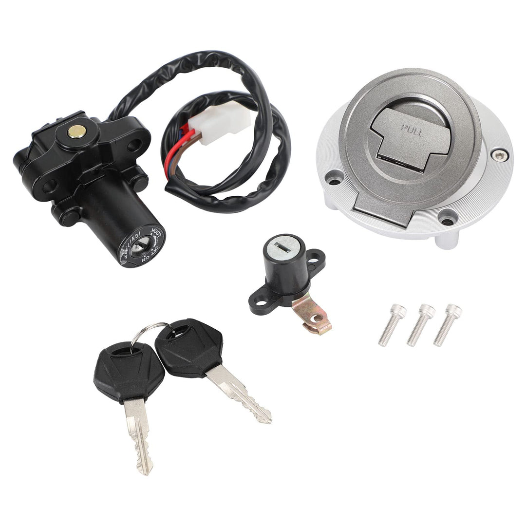 Topteng Zündschalter Gaskappen-Sitzverriegelungssatz für Yama-ha YZF-R1 R1 R1 RN01 RN09 2000-2003