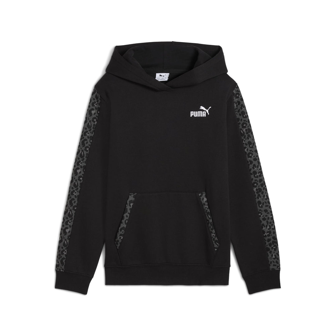 PUMA Mädchen ESS Graphic Animal Hoodie FL G Sweatshirt (1er Pack) 176 Puma Schwarz, 176 Puma Schwarz