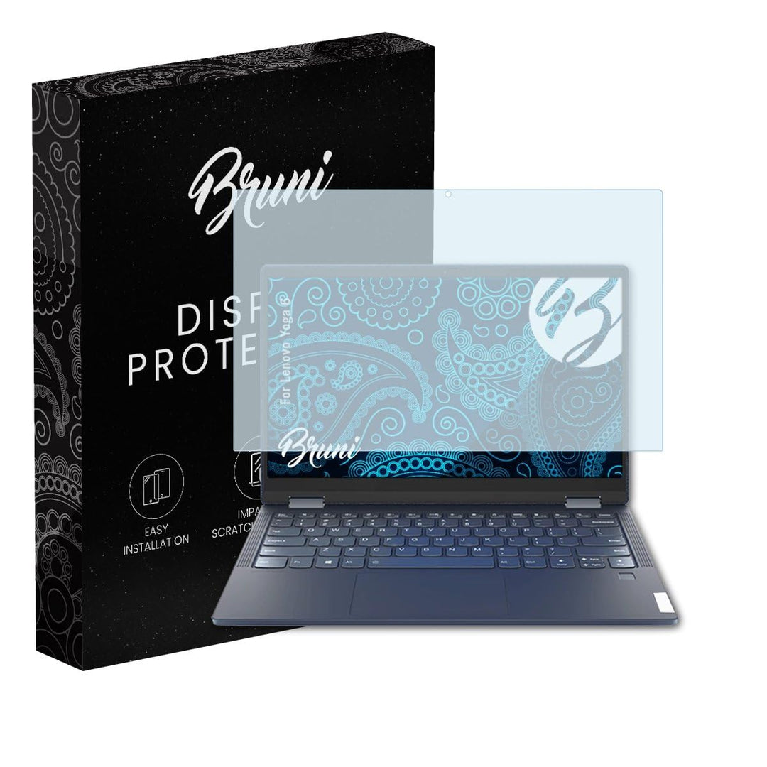 Bruni Schutzfolie kompatibel mit Lenovo Yoga 6 Folie, glasklare Displayschutzfolie (2X)