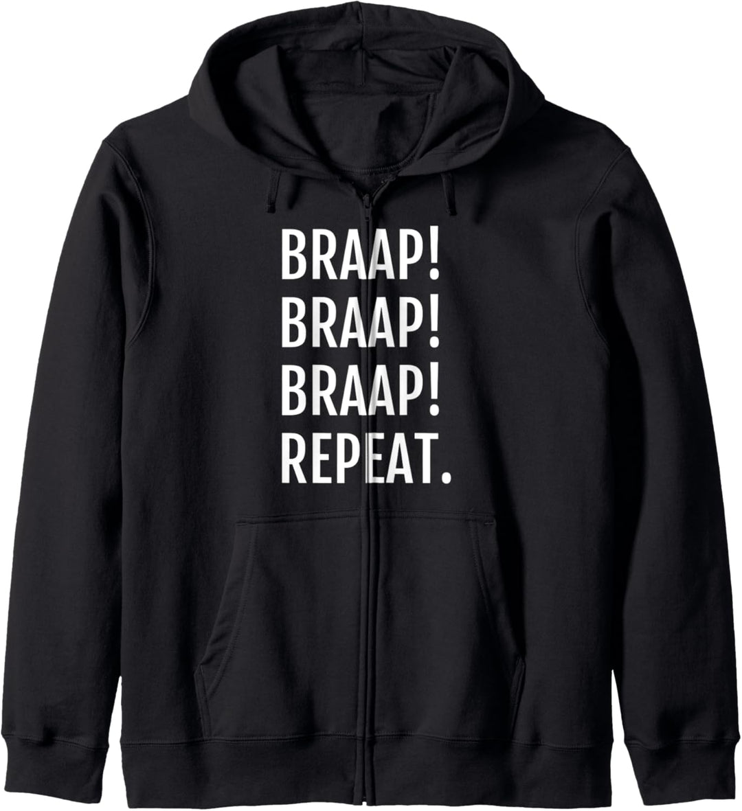 Braap wiederholen Design MX Motorrad Motocross Dirt Bike Kapuzenjacke