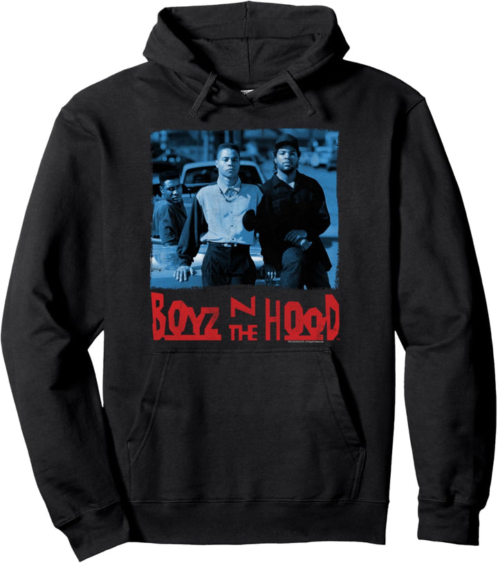 Boyz n the Hood Rot und Blau Pullover Hoodie