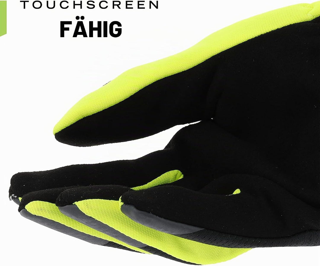 Mechanix Wear FastFit® E5 Handschuhe (Large, Schwarz/Fluoreszierendes Gelb) L (1er Pack), L (1er Pac