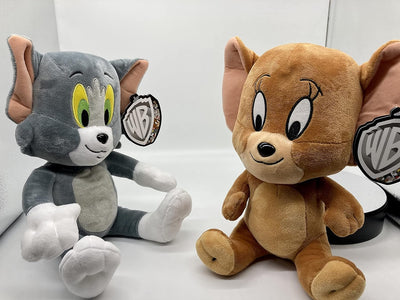 Tom und Jerry Kuscheltier Plüsch Figuren 28 cm Kater oder Maus, ORIGINAL Neue Edition, weich grosser