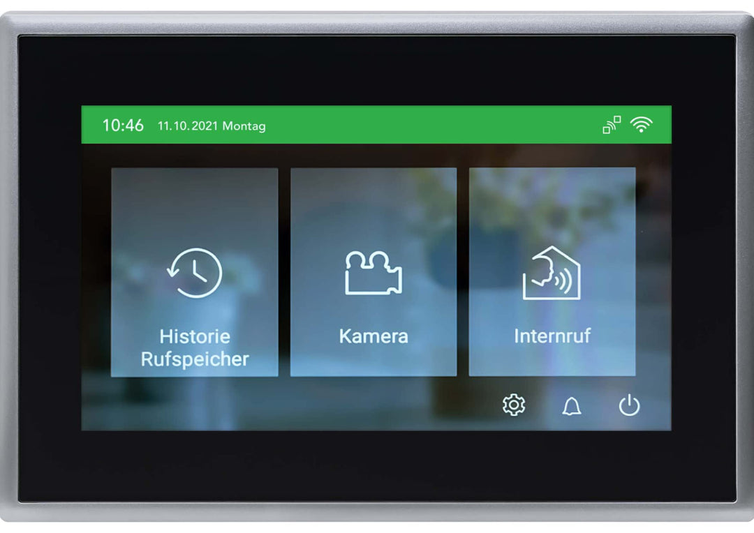 Ritto Gegensprechanlage Video Innenstation, TwinBus IP,7-Zoll HD Monitor für klare visuelle Kommunik