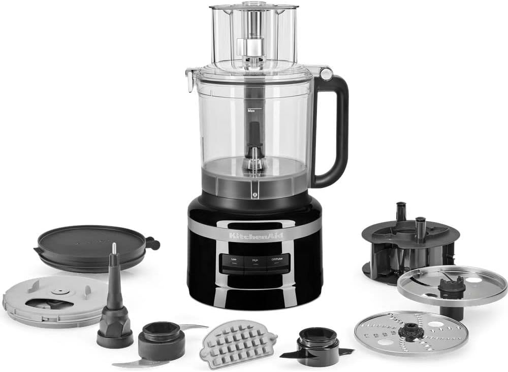 Kitchenaid 5KFP1319EOB 3,1 Liter Hochglanz Schwarz Küchenmaschine