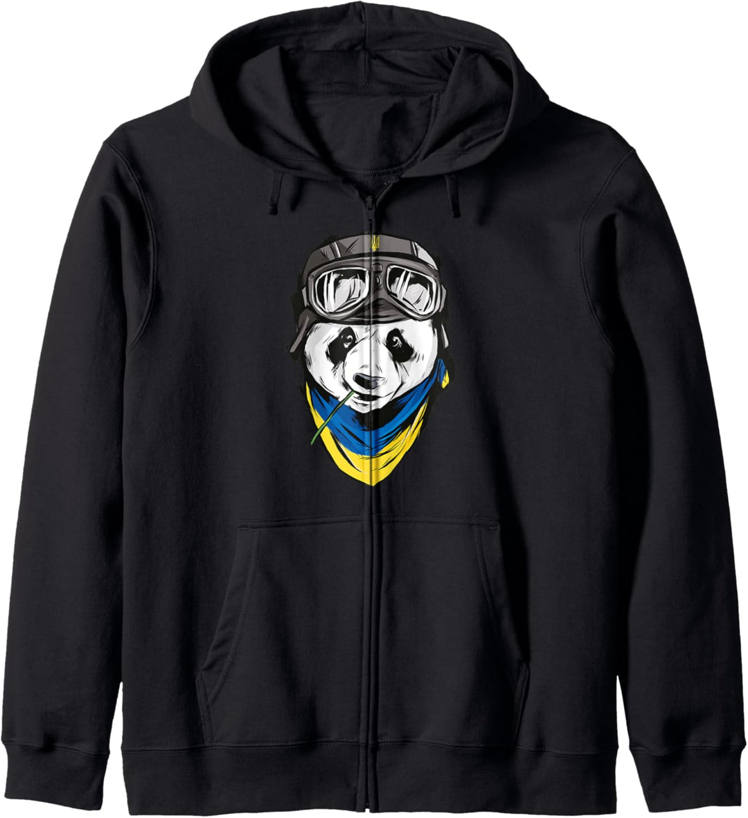 Panda Ukrainische Flagge Ukraine Shirt Ukraine Ukrainisches Souvenir Kapuzenjacke