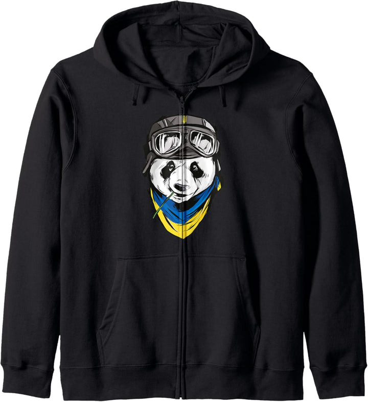 Panda Ukrainische Flagge Ukraine Shirt Ukraine Ukrainisches Souvenir Kapuzenjacke