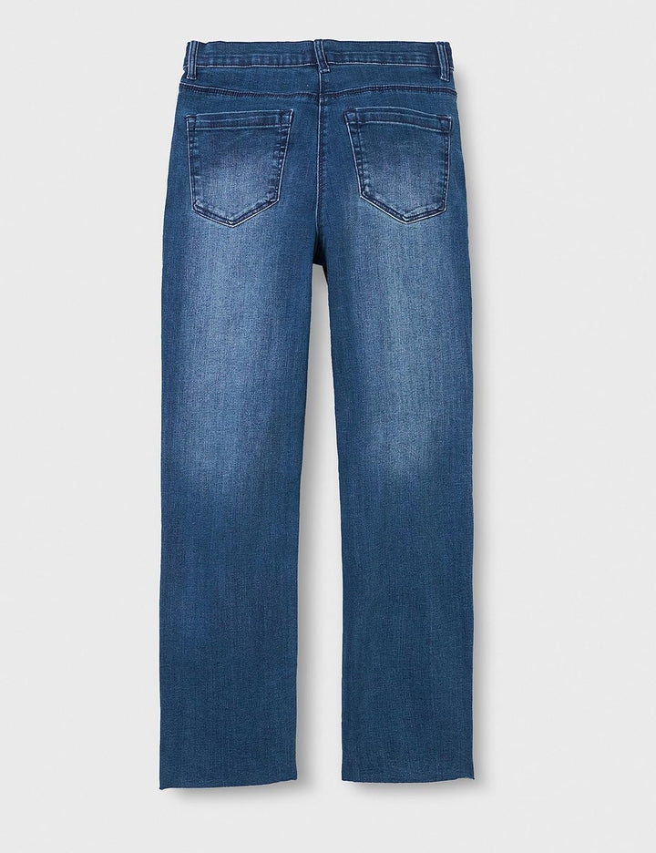 s.Oliver Mädchen Ankle Jeans, Straight Leg 176 Slim Blau 57z2, 176 Slim Blau 57z2