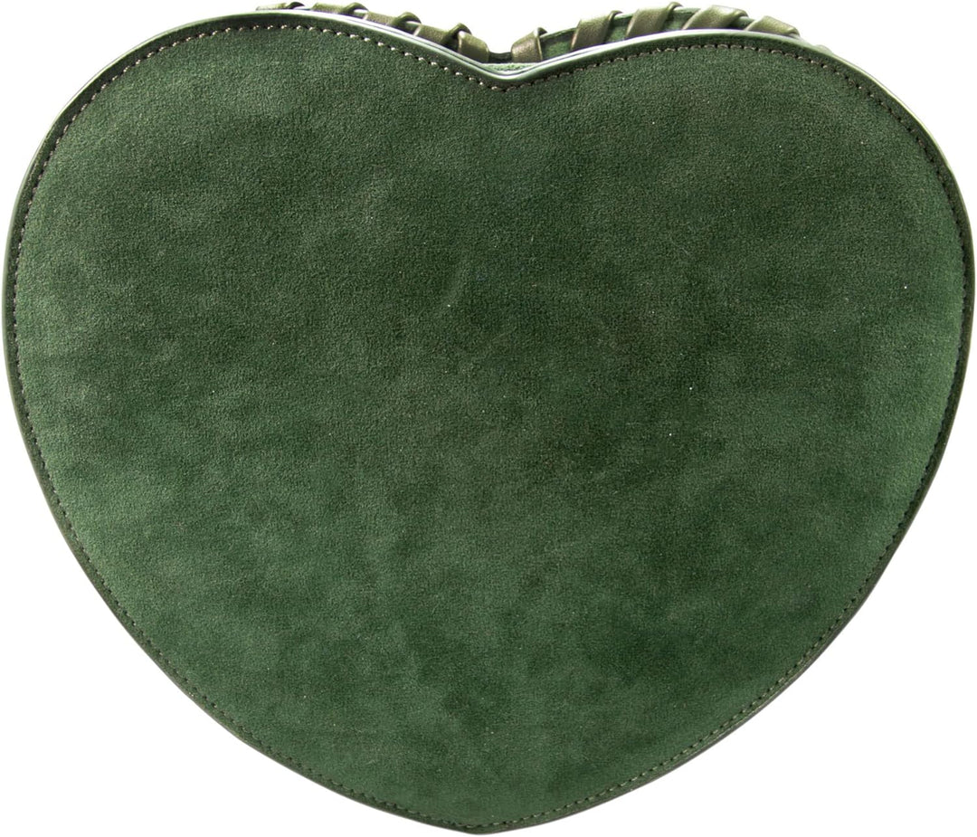 Alpenflüstern Trachten-Herzhandtasche Strasshirsch - Damen Trachten Handtasche, Schultertasche fürs