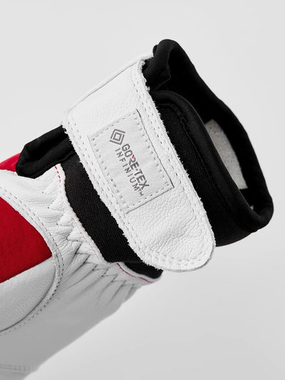 HESTRA Ergo Grip Active Wool Terry Handschuhe, red-Offwhite, EU 7 Rot/weiss 7, Rot/weiss 7