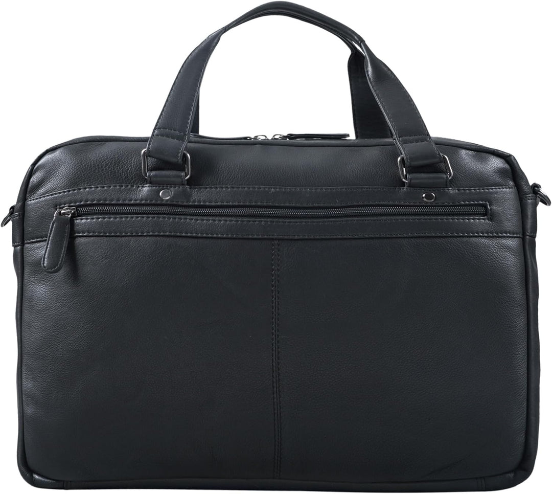 STILORD 'Alvaro' Vintage Businesstasche Echtes Leder Laptoptasche 15,6 Zoll Aktentasche Grosse Umhän