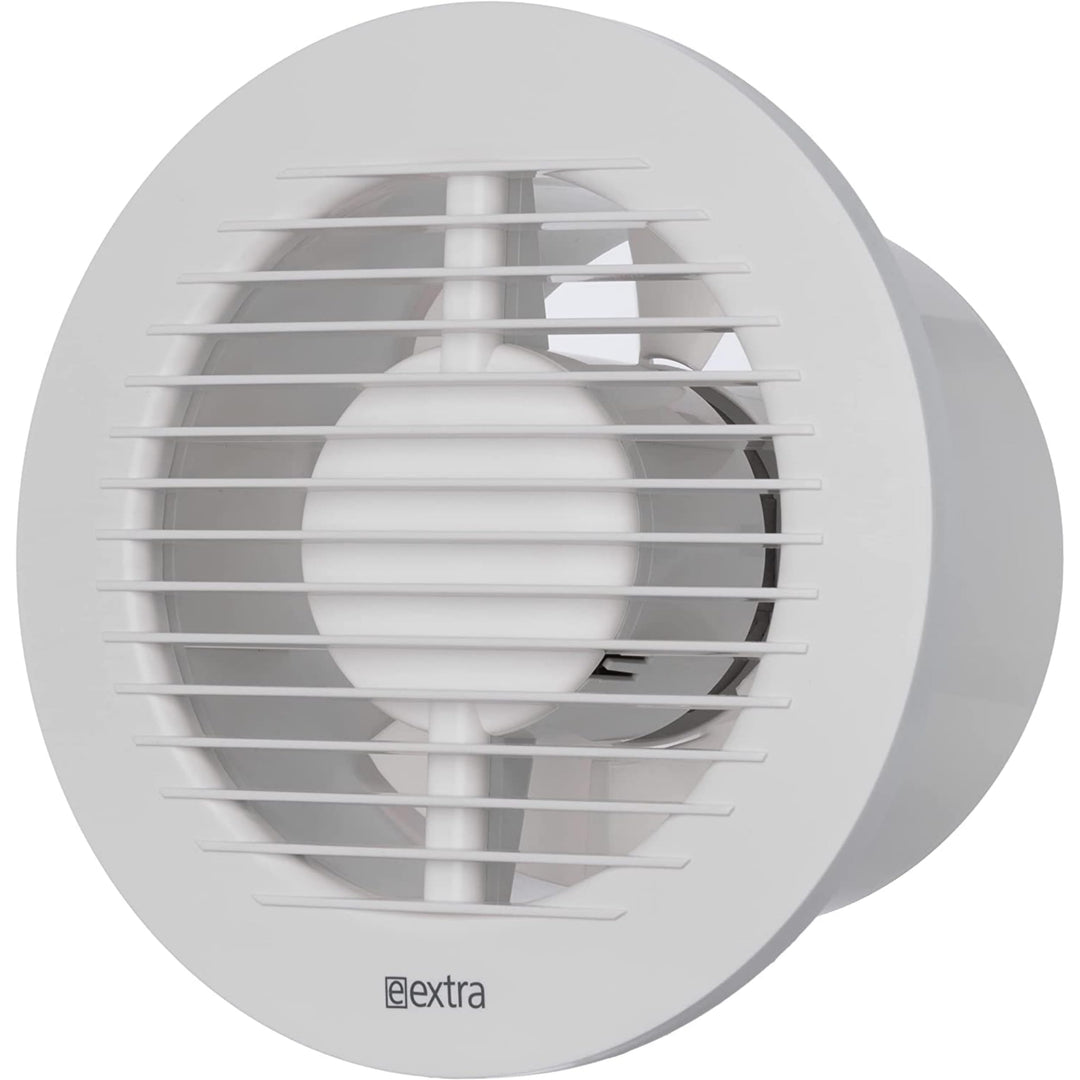 Ø 125mm Weiss Badlüfter - Ventilator mit Kugellager - Lüfter für Effiziente Belüftung im Bad Kuche W