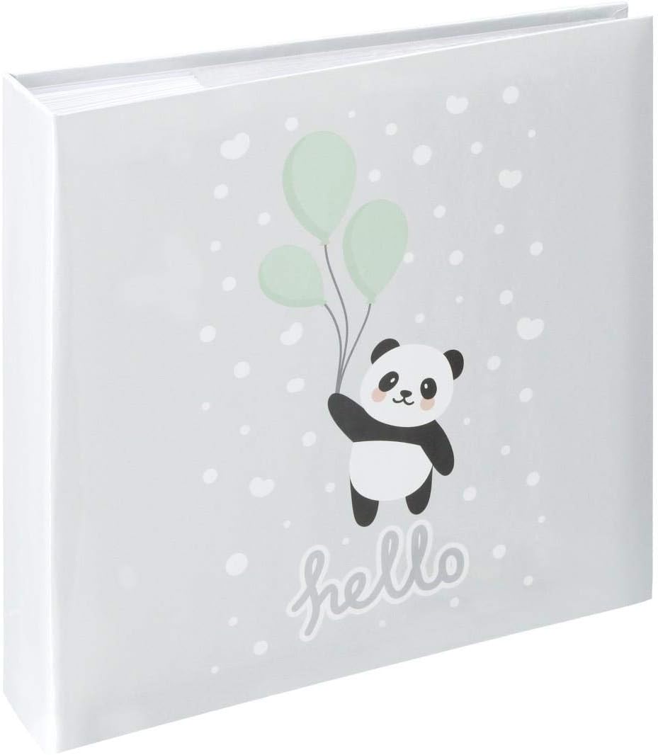 Hama Babyalbum Panda (Einsteckalbum für 200 Fotos im Format 10x15, Baby Fotoalbum für Jungen und Mäd