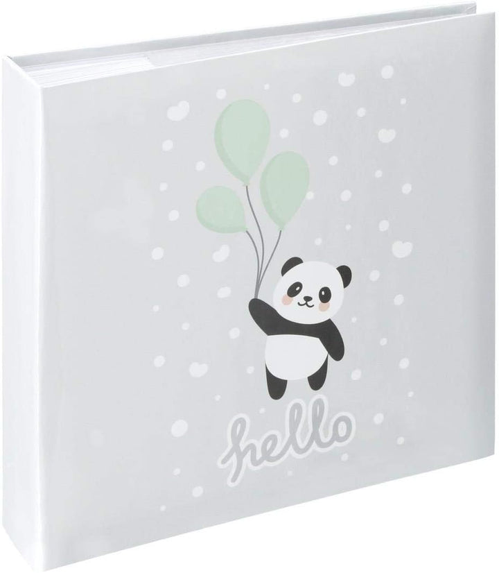 Hama Babyalbum Panda (Einsteckalbum für 200 Fotos im Format 10x15, Baby Fotoalbum für Jungen und Mäd