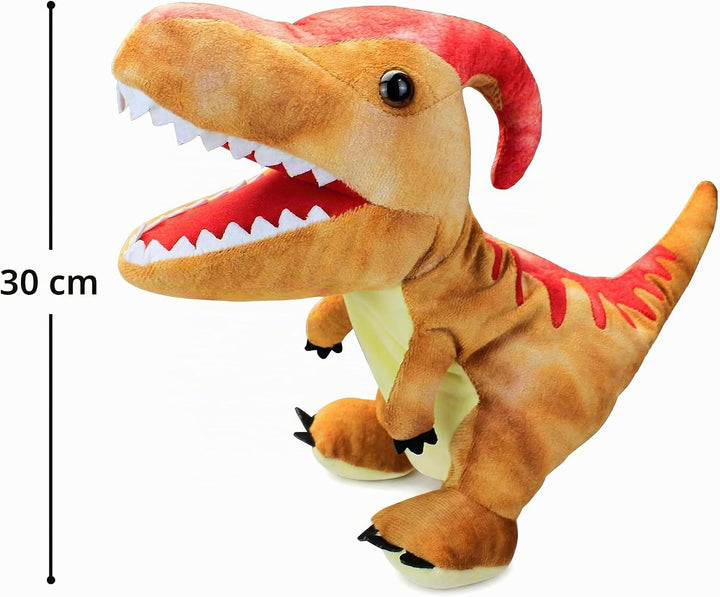 Dinosaurier-Handpuppen für Kinder, Kleinkind enthält Triceratops und Tyrannosaurus Rex mit beweglich