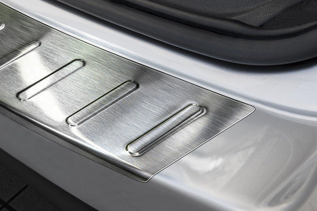 Avisa Edelstahl Heckstossstangenschutz kompatibel mit Renault Laguna III Break 2007-2015 'Ribs'