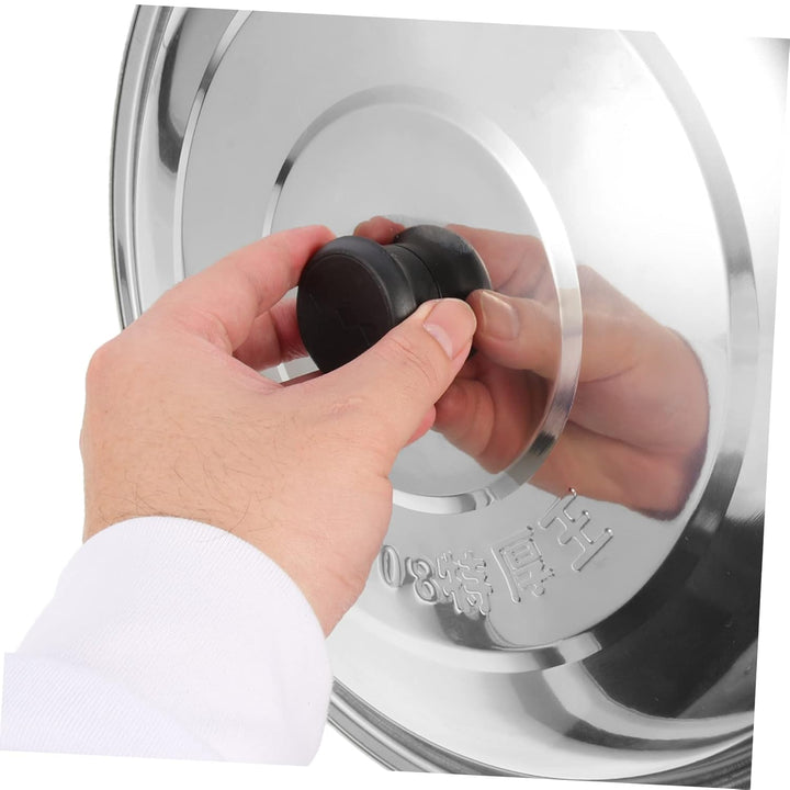 TOPBATHY Topfdeckel Aus Edelstahl Burger Dome Eisenpfanne Pfannen Kochgeschirr Ersatzdeckel Airfryer