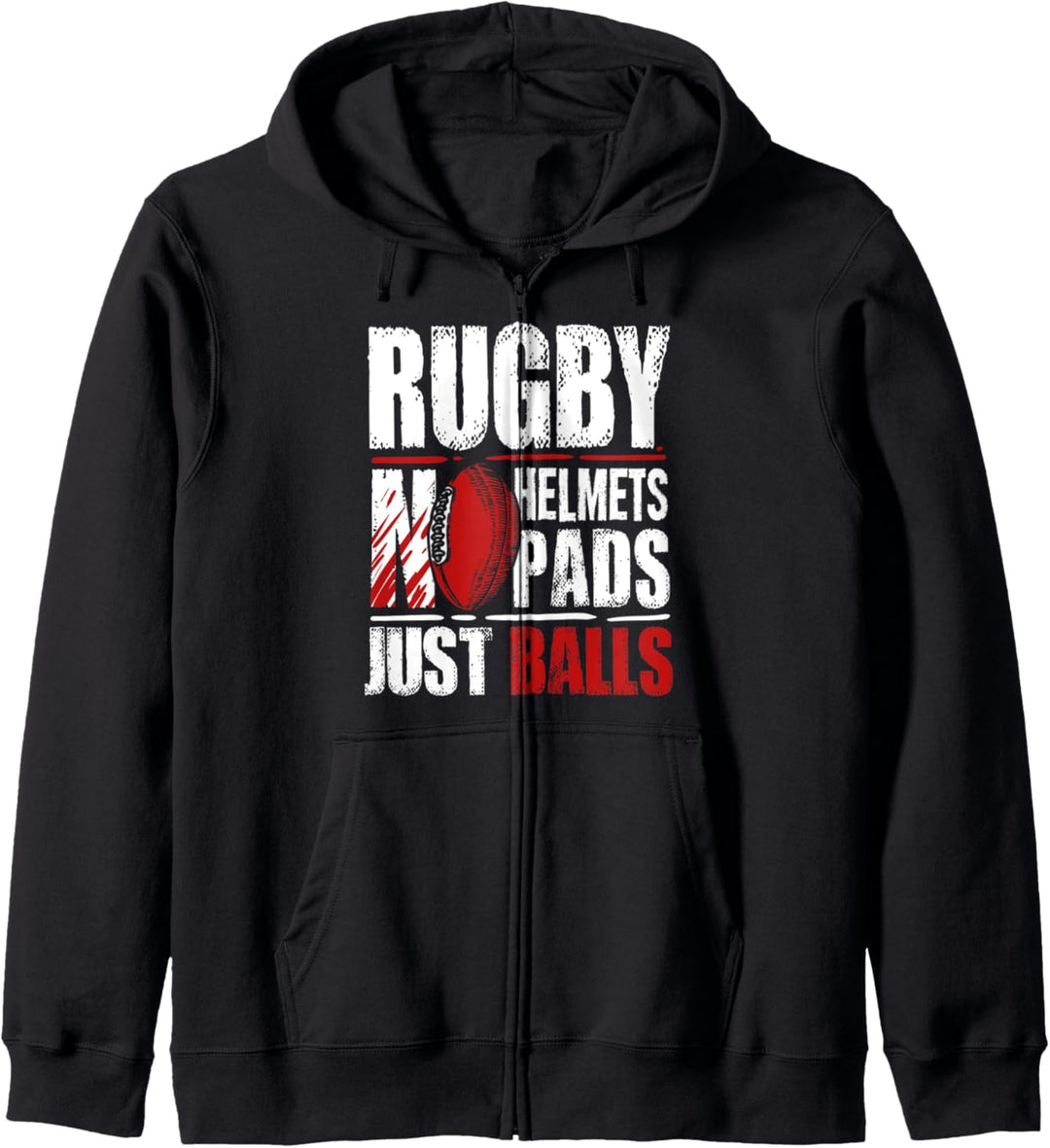 Lustiges Rugby-Geschenk für einen Rugbyspieler Kapuzenjacke