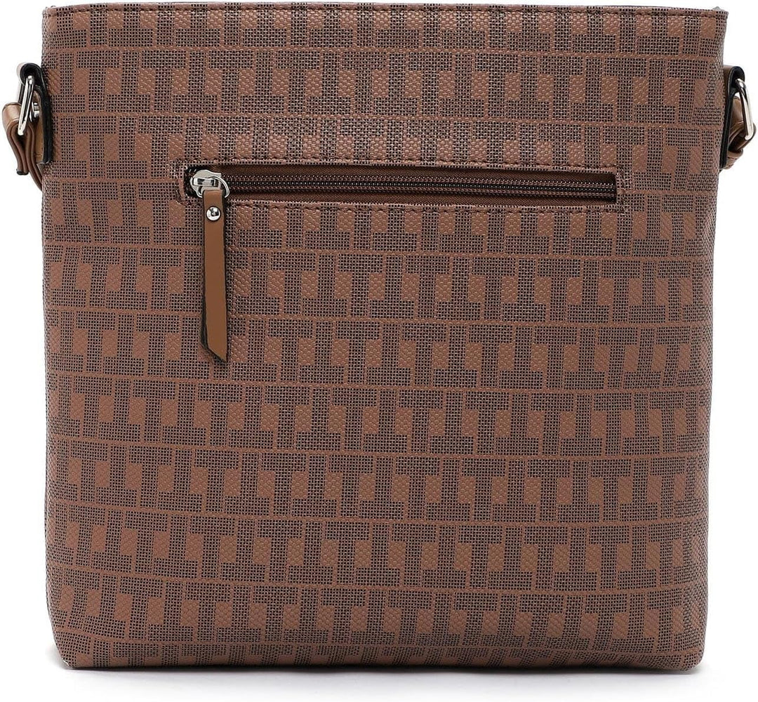 Tamaris Umhängetasche Jody 31984 Damen Handtaschen Ornament Einheitsgrösse Cappuccino, Einheitsgröss