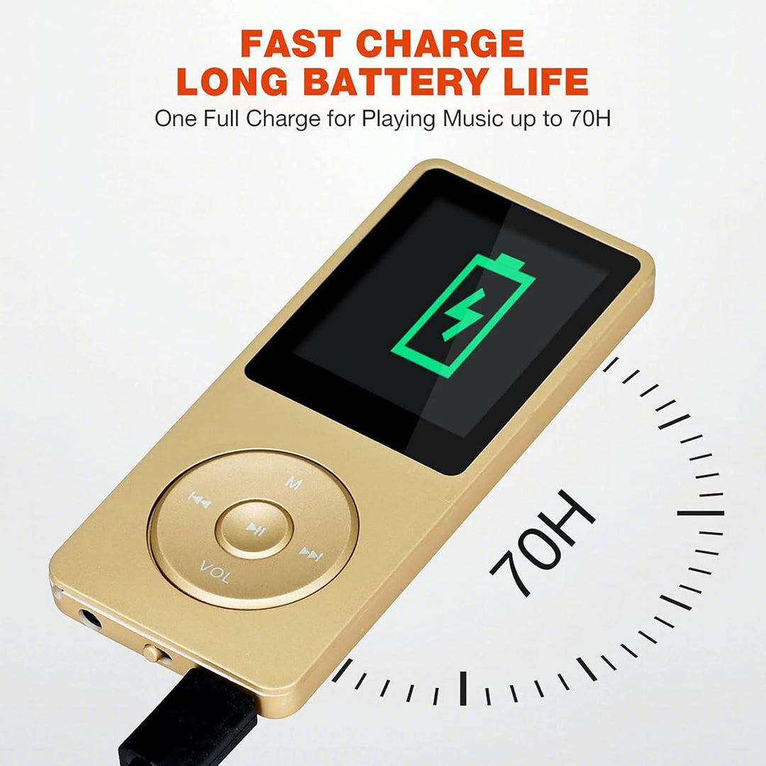 MP3-Player, MP3/MP4 digitaler Musik-Player, Lychee Upgrade, 8 GB, tragbarer HiFi-Sound, Musik-Player