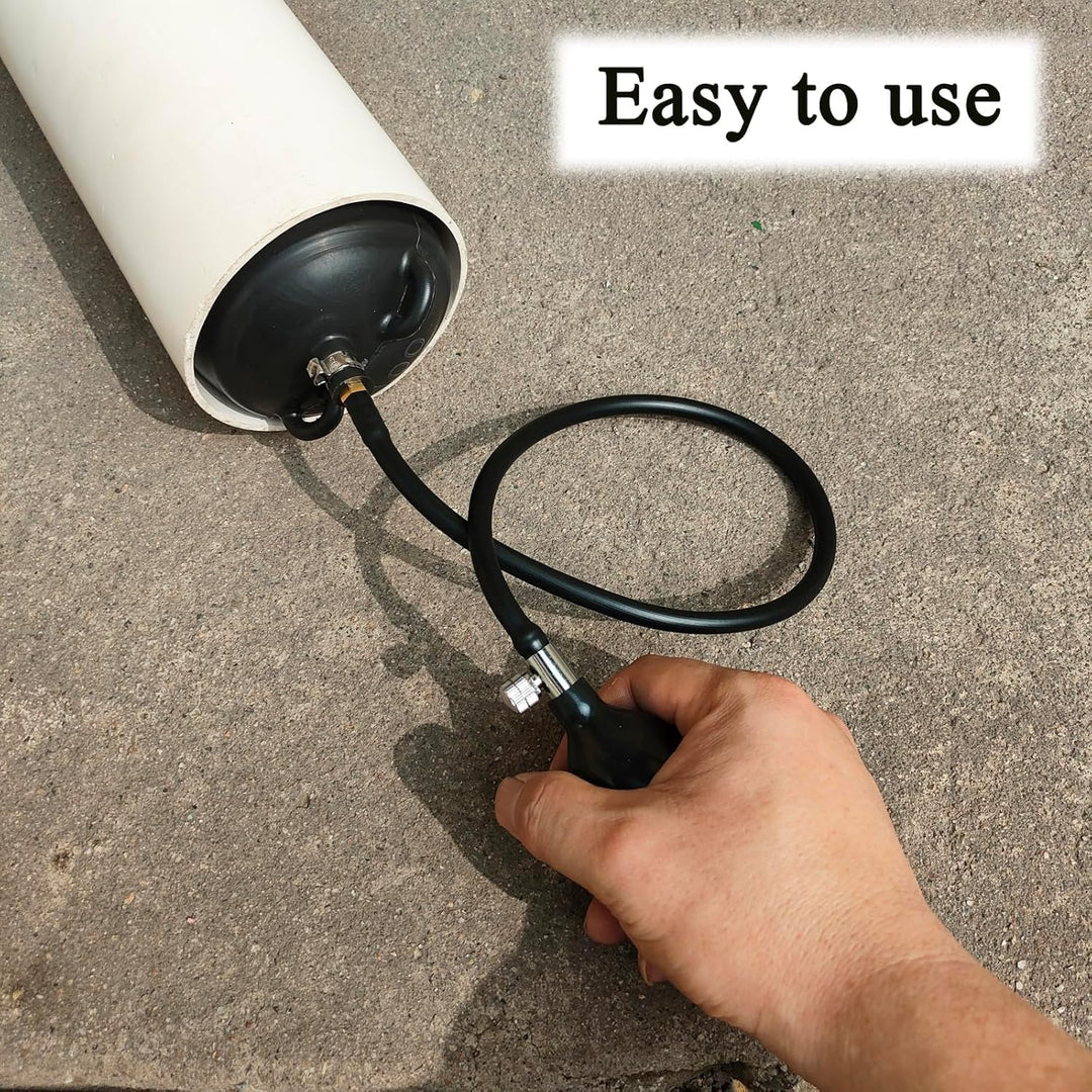 Aufblasbarer Rohrstopfen mit Premium -PVC, Starker Luftdichtes Dichtungsversiegelung, Ideal für die