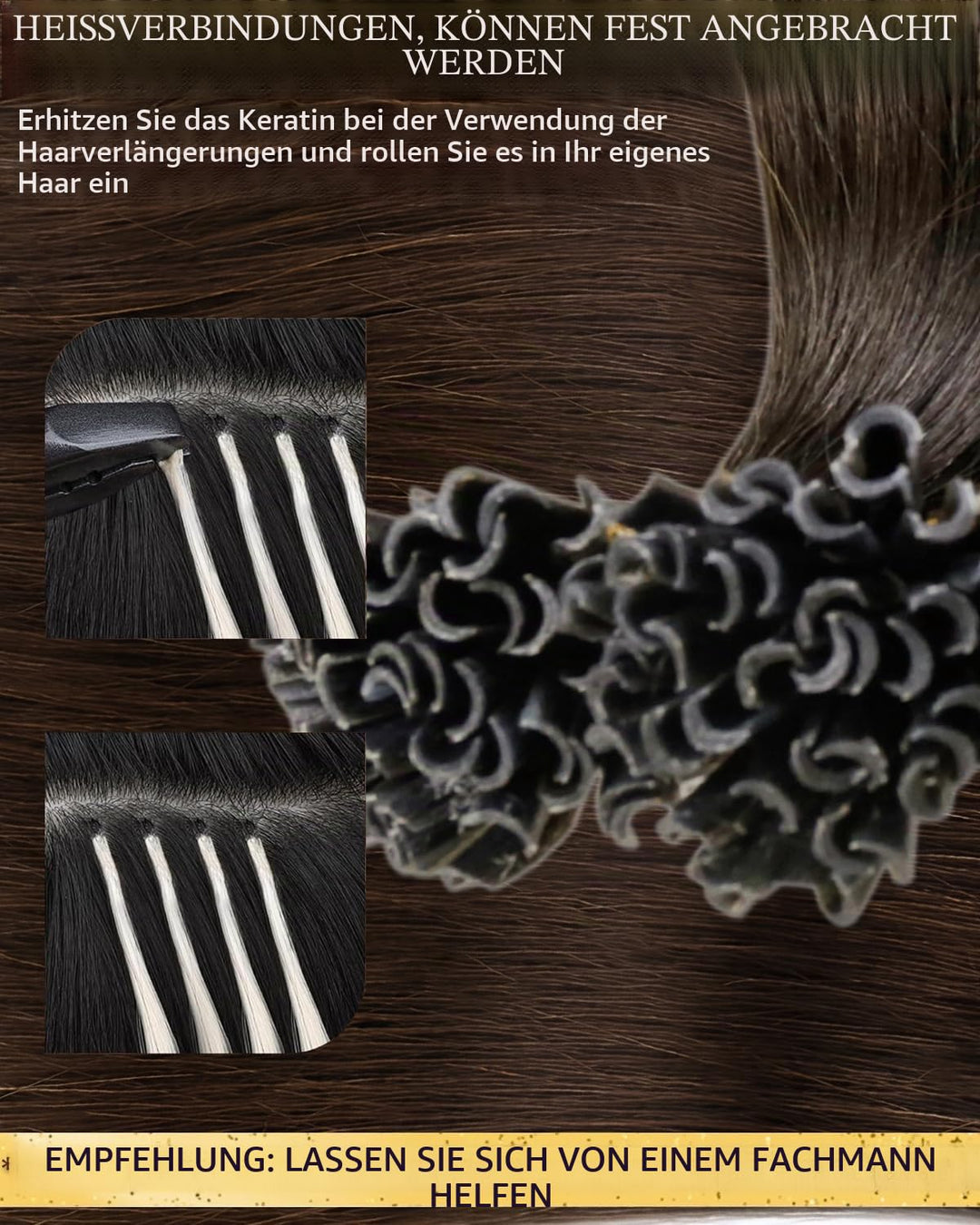 Hetto Echthaar Extensions Bonding Braun Echthaar Keratin Bonding Extensions Remy Echthaar Bonding Ha