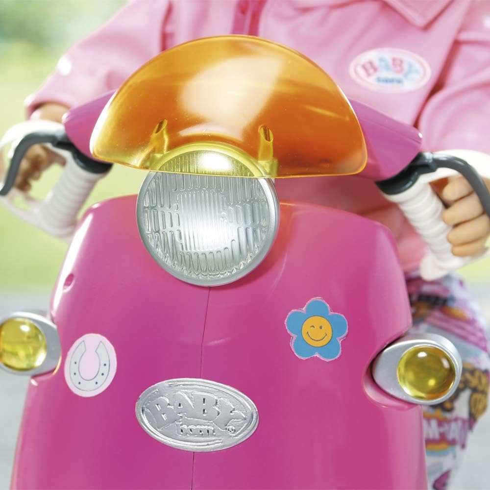 Zapf Creation 824771 BABY born City RC Scooter Puppenroller mit Fernsteuerung und Lichteffekten, Pup