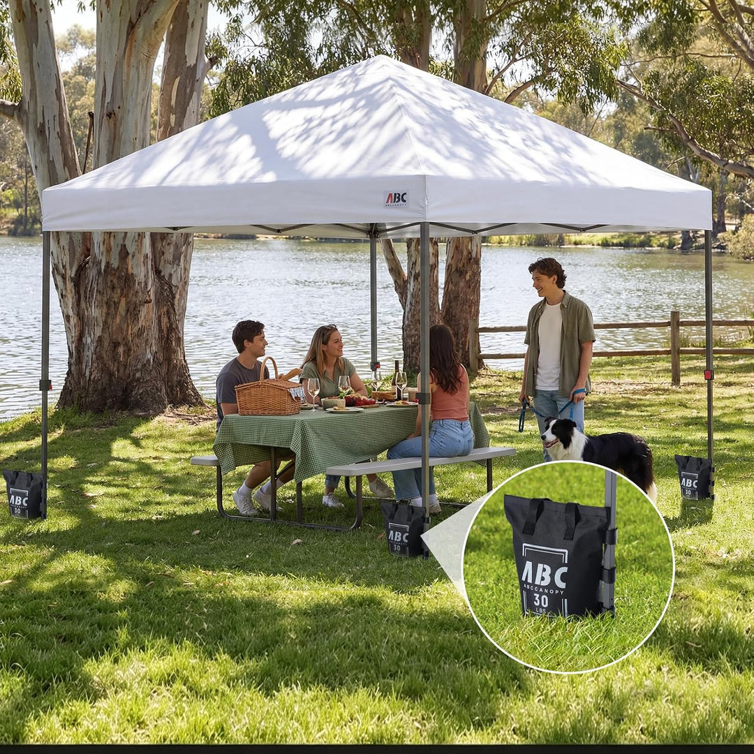 ABCCANOPY Gewicht/Sandsack für Pavillon, 4 Stück, schwarz, Schwarz