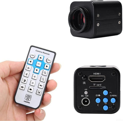 24MP 4K 1080P Industrie Video Mikroskop Kamera 1X-130X Zoom C Mount Objektiv EU 220V, EU 220V